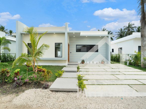 Nuevas villas en Kite Beach, Cabarete, en una urbanización cerrada