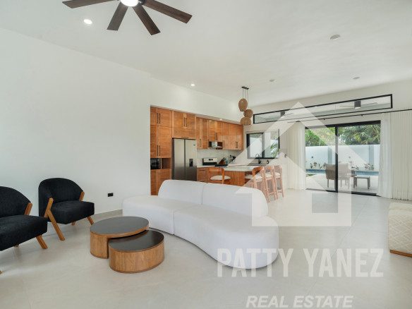 Nuevas villas en Kite Beach, Cabarete, en una urbanización cerrada