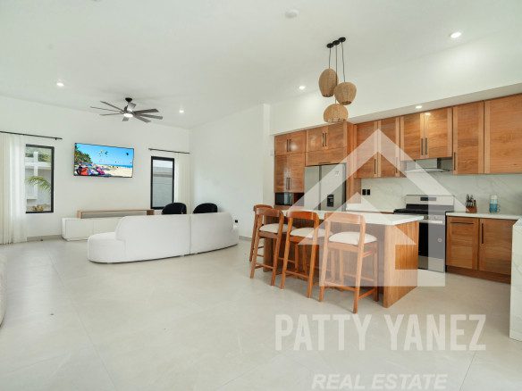 Nuevas villas en Kite Beach, Cabarete, en una urbanización cerrada