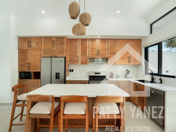 Nuevas villas en Kite Beach, Cabarete, en una urbanización cerrada