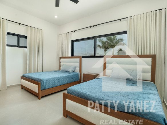 Nuevas villas en Kite Beach, Cabarete, en una urbanización cerrada