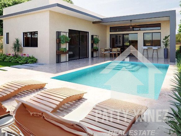 New Villas at Kite Beach, Cabarete in Gated Community