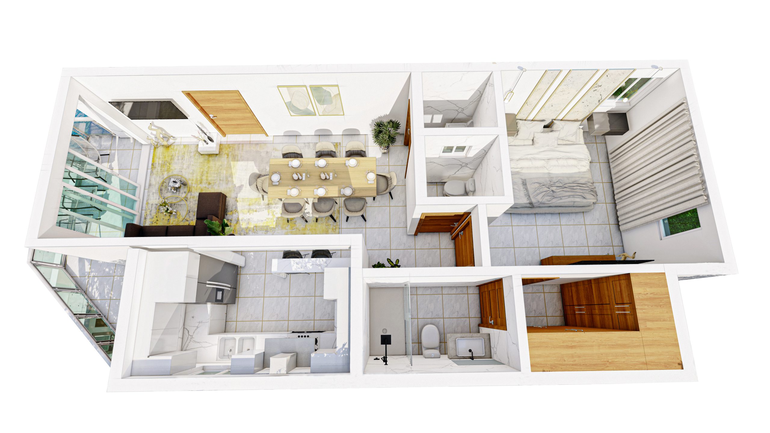 Modern 1-Bedroom Apartment for Sale – Prime Location Near the Beach