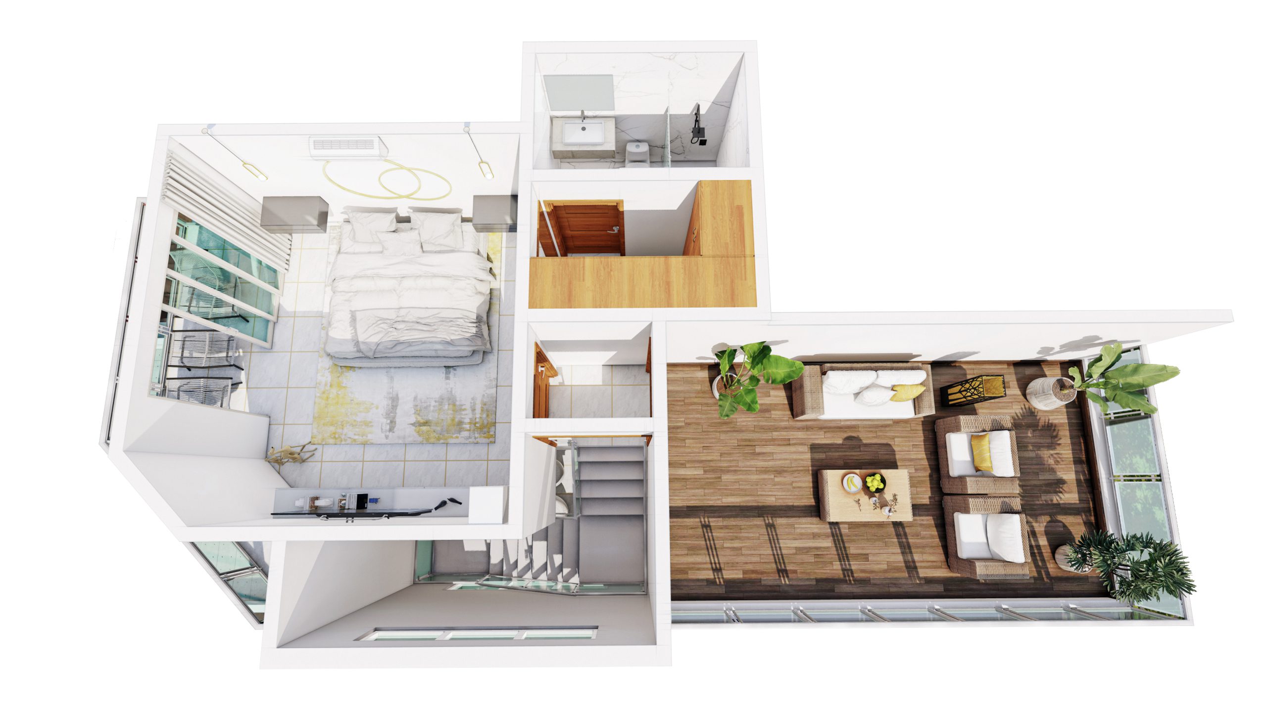 Ático exclusivo de un dormitorio en venta: vida de lujo cerca de la playa