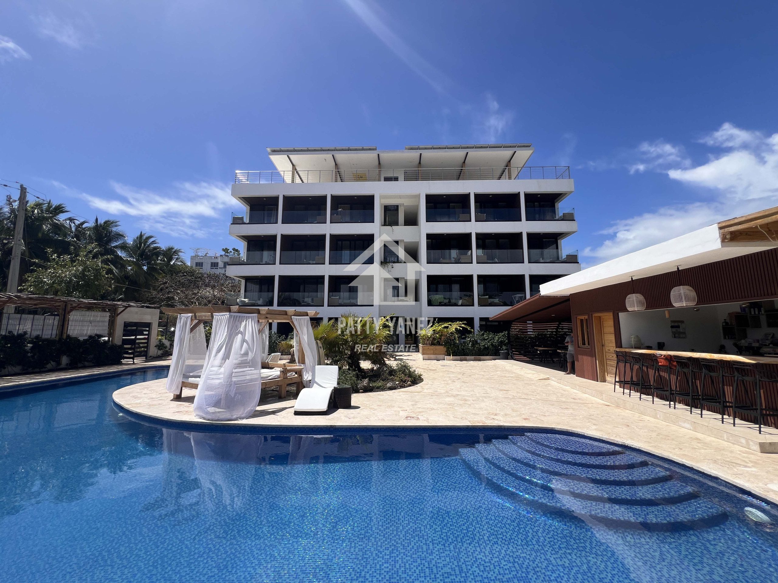 open space apartment with ocean view (20) Modern Ocean View Apartment for Sale in Encuentro, Cabarete – Steps from the Beach