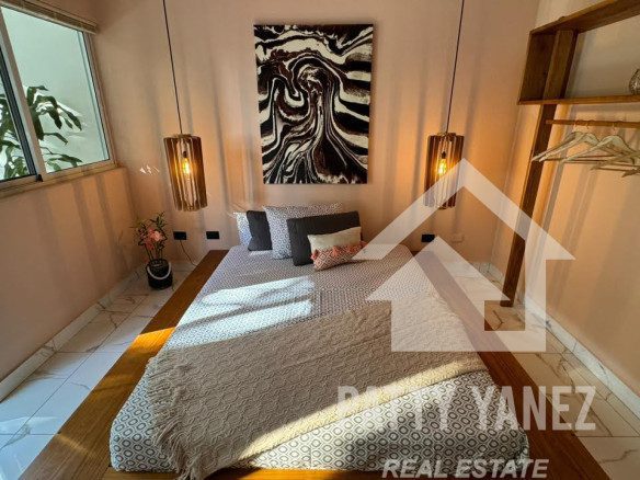 Se vende departamento amueblado de 1 dormitorio cerca de Playa Encuentro