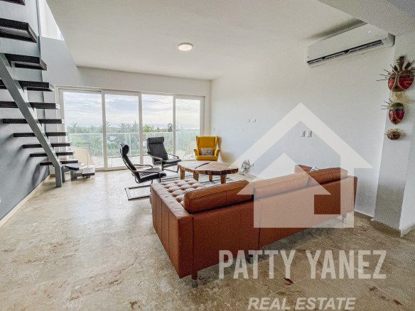 Ático con vista al mar en venta en Encuentro, Cabarete