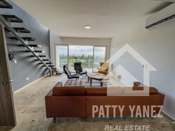 Ático con vista al mar en venta en Encuentro, Cabarete