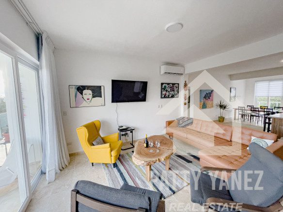 Ático con vista al mar en venta en Encuentro, Cabarete