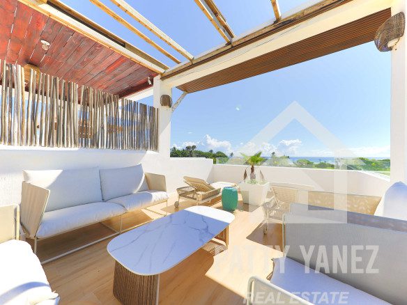 Ático de lujo con azotea privada en Encuentro, Cabarete: ubicación privilegiada cerca de la playa