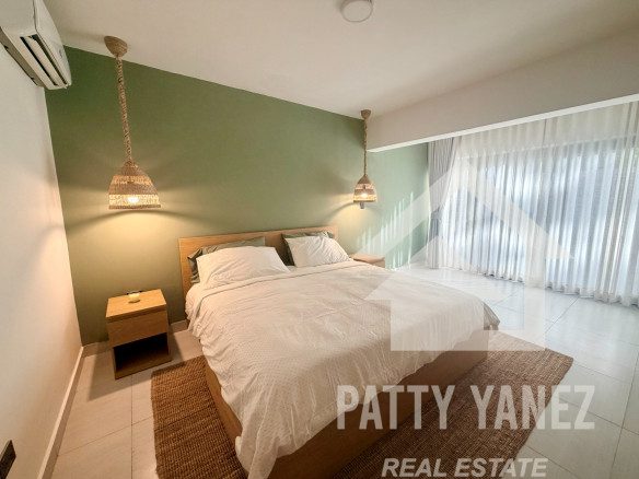 Apartamento de un dormitorio con vista al jardín en venta en Encuentro, República Dominicana