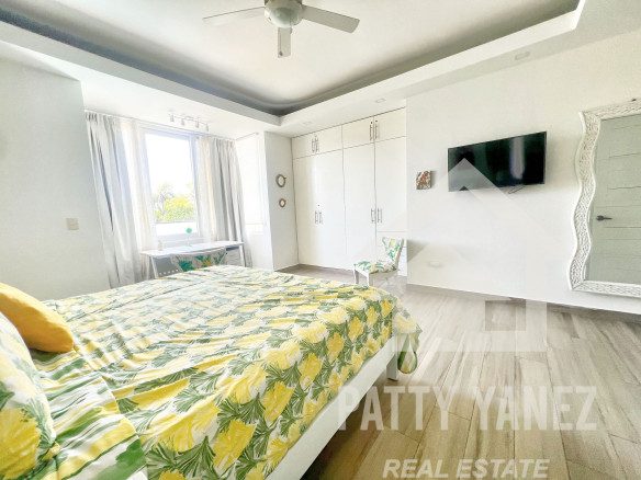 Encantadora villa de 3 dormitorios con vistas a la laguna y paneles solares – Cabarete, República Dominicana
