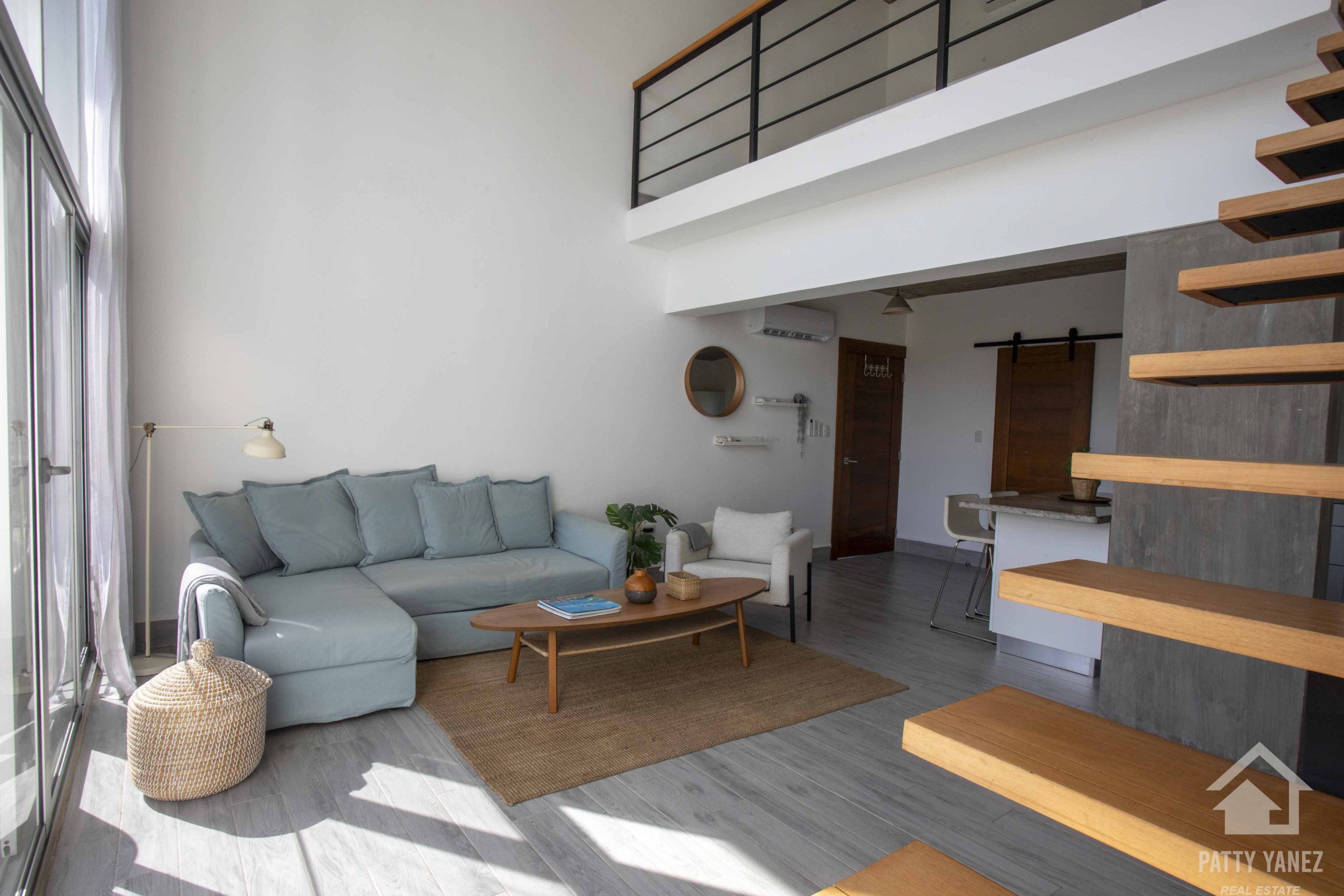 Nuevo loft de un dormitorio a un paso de la playa