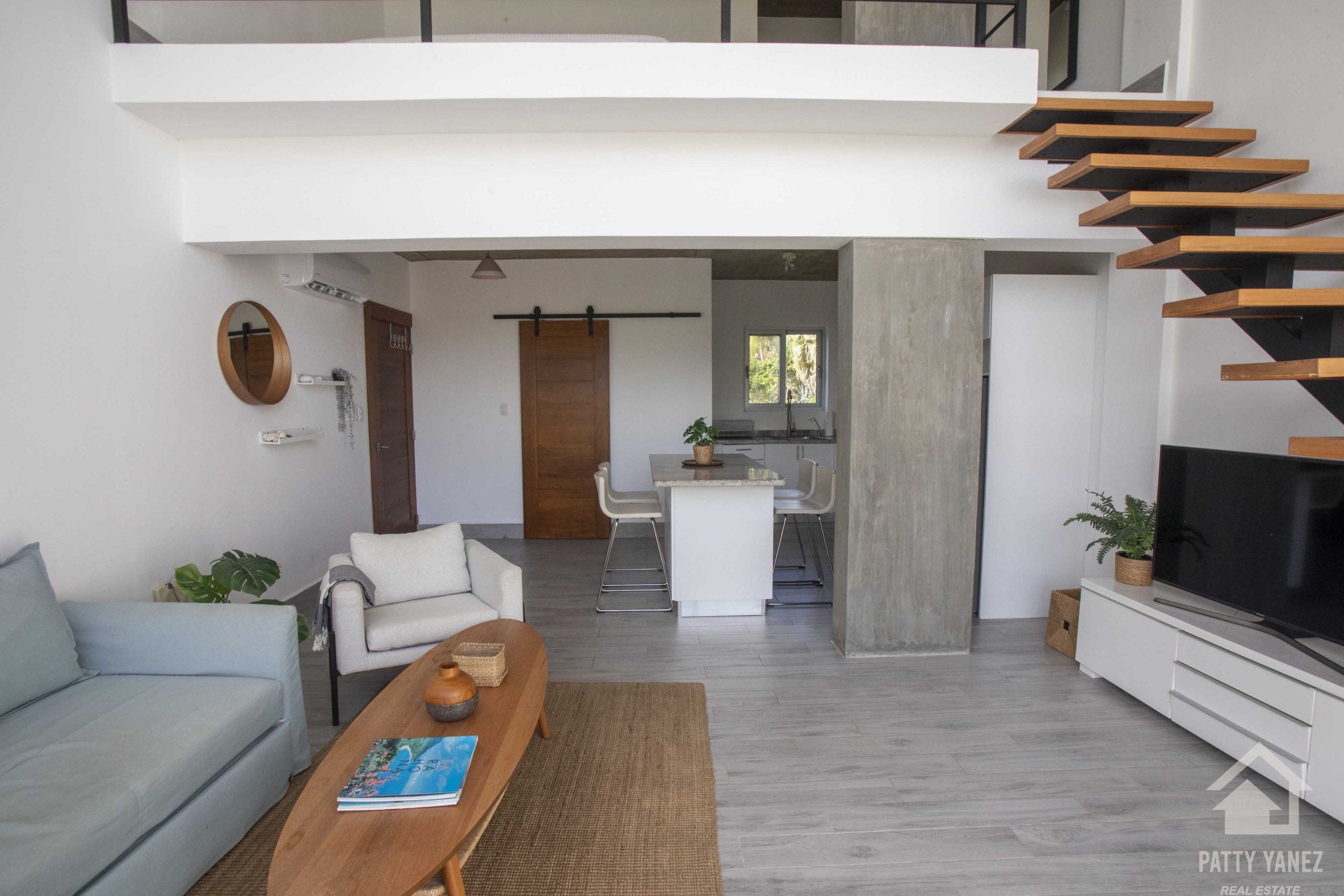 Nuevo loft de un dormitorio a un paso de la playa