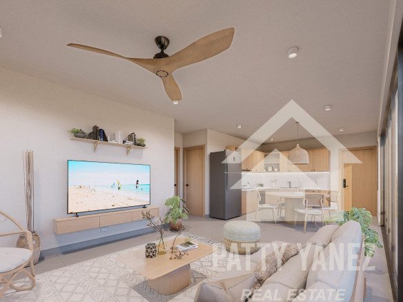 Departamento de 1 dormitorio en fase de preconstrucción – Kite Beach Cabarete