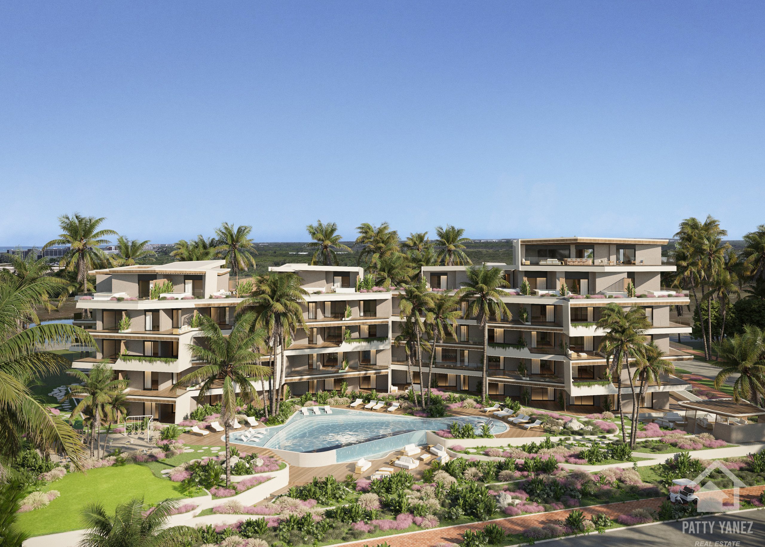 Condominio de lujo de 2 dormitorios en fase de preconstrucción en Cap Cana, República Dominicana