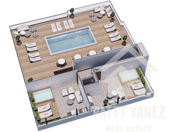 Modern Tropical Studio Near the Beach, Cabarete