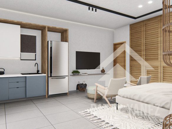 Modern Tropical Studio Near the Beach, Cabarete