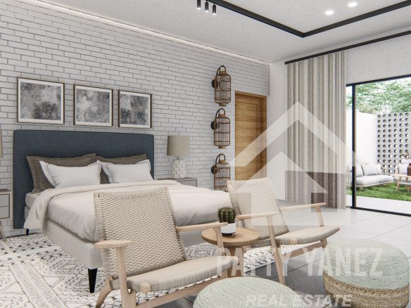 Modern Tropical Studio Near the Beach, Cabarete