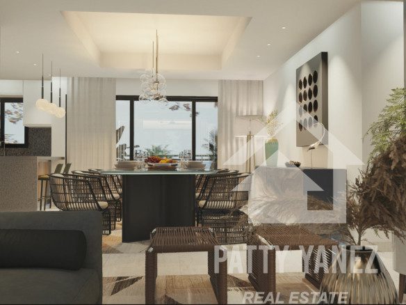 Departamento contemporáneo de 2 habitaciones cerca de la playa de Encuentro con servicios de resort