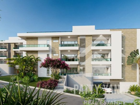 Departamento contemporáneo de 2 habitaciones cerca de la playa de Encuentro con servicios de resort