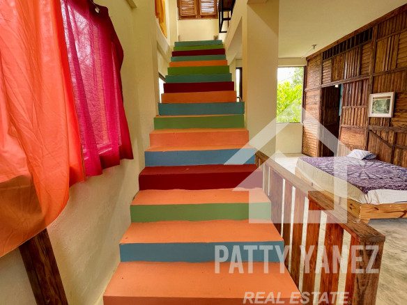 Villa de 2 dormitorios con casas de huéspedes en Playa Encuentro, Cabarete