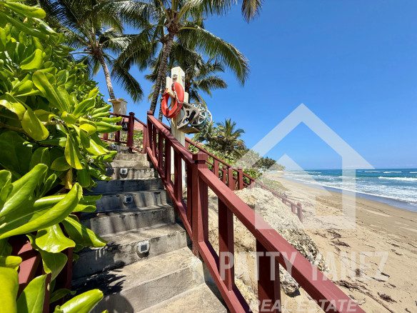 Ático de 2 dormitorios frente al mar en Cabarete con vista al mar