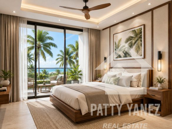Pre-Construction 3-Bedroom Villa with Private Pool & Rooftop Terrace in Kite Beach