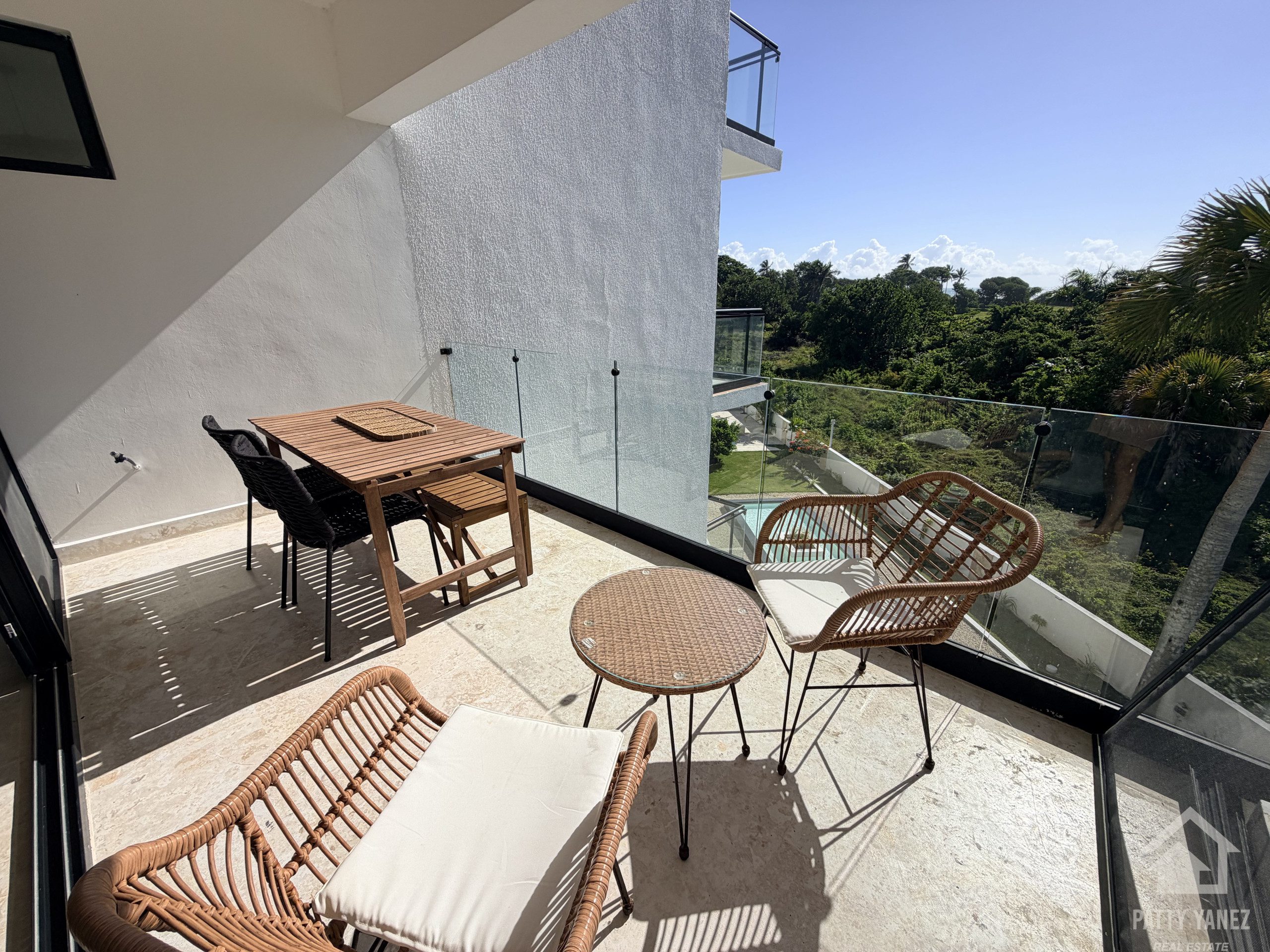 Departamento de 1 recámara con vista al mar en Playa Encuentro, Cabarete