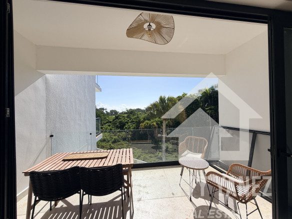 Departamento de 1 recámara con vista al mar en Playa Encuentro, Cabarete