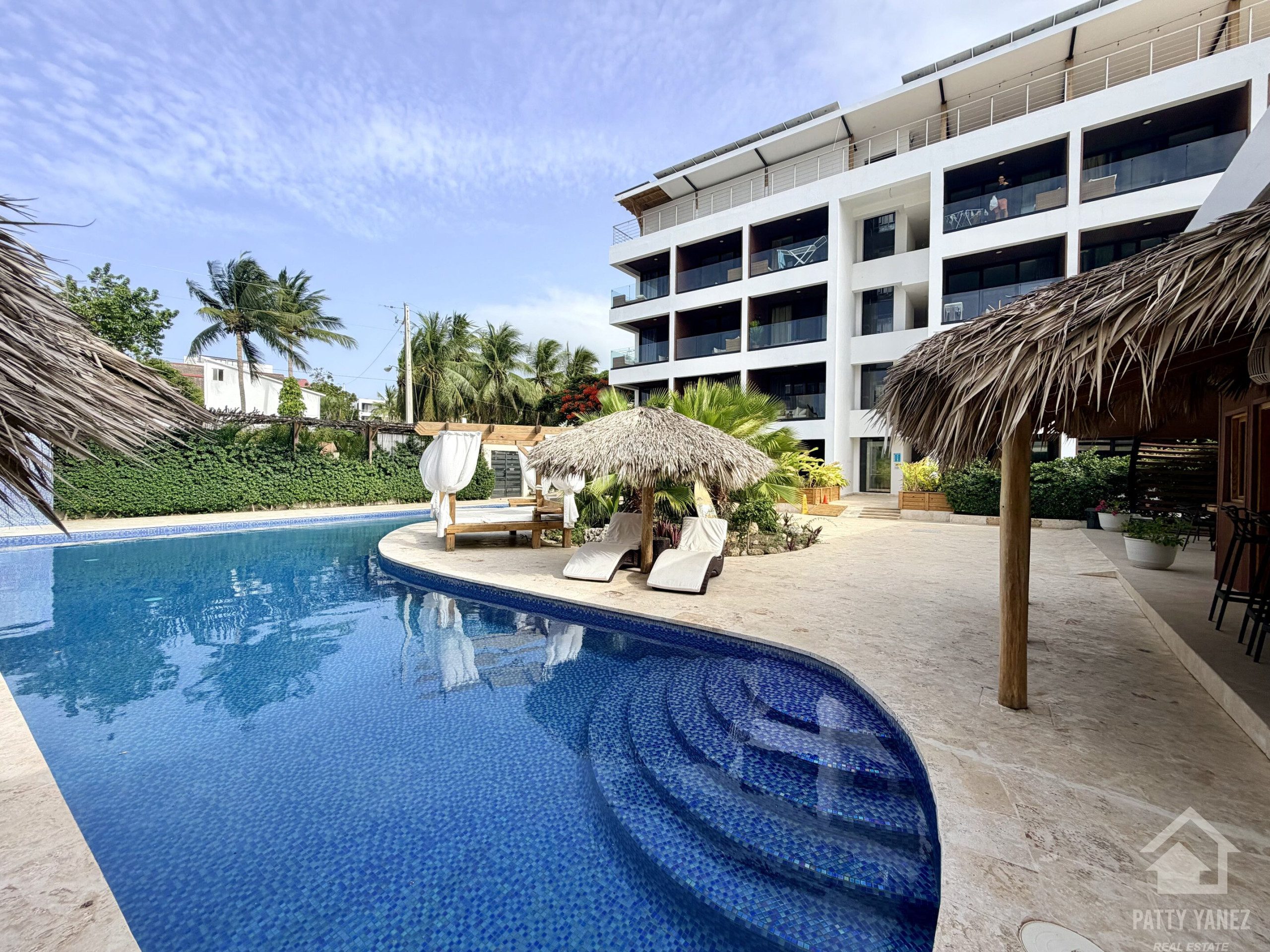 Estudio de 1 recámara en venta en Playa Encuentro, Cabarete (20) Elegante departamento tipo estudio en Playa Encuentro: vida moderna en la costa norte de la República Dominicana
