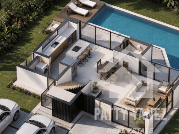 Pre-Construction Villa in Playa Encuentro, Cabarete