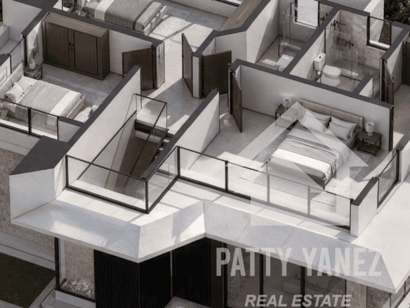 Pre-Construction Villa in Playa Encuentro, Cabarete