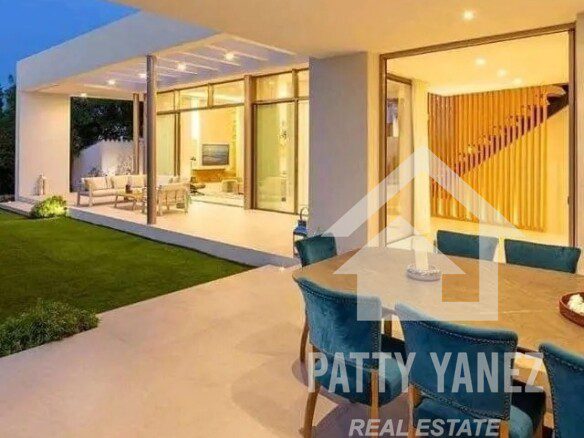 Modern 4-Bedroom Pre-Construction Villa, Walk to Beach