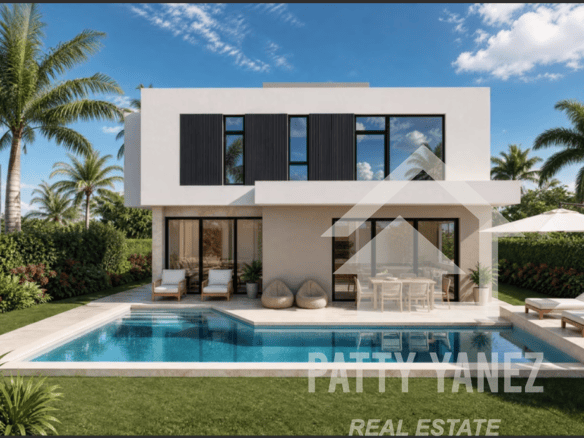 Pre-Construction Villa in Playa Encuentro, Cabarete