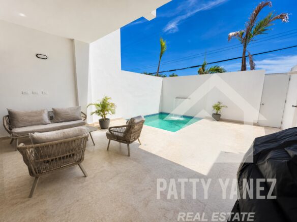 3-Bedroom Townhouse in Sosúa – Walking Distance to the Beach