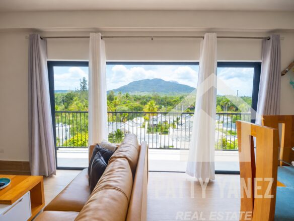2-Bedroom Condo with Mountain and Golf Course Views, Close to Beach in Puerto Plata