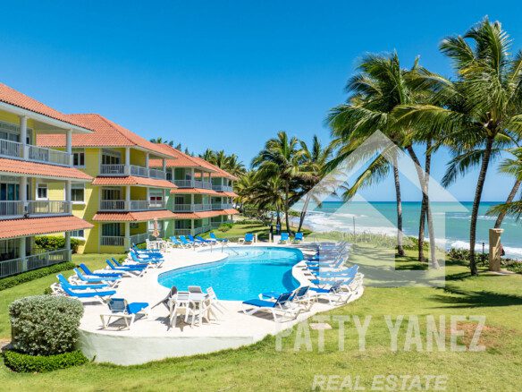 Beachfront Condo in Cabarete, 2 Bed, 2 Bath with Stunning Sea Views