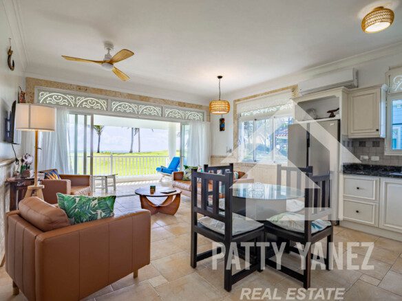 Beachfront Condo in Cabarete, 2 Bed, 2 Bath with Stunning Sea Views