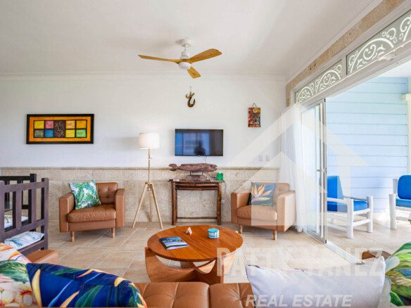 Beachfront Condo in Cabarete, 2 Bed, 2 Bath with Stunning Sea Views