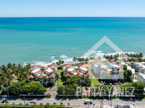 Beachfront Condo in Cabarete, 2 Bed, 2 Bath with Stunning Sea Views