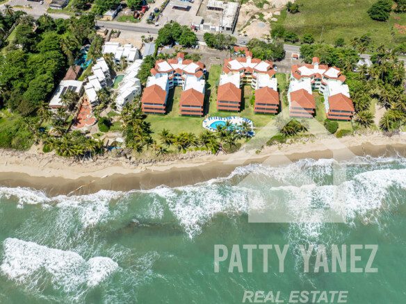 Beachfront Condo in Cabarete, 2 Bed, 2 Bath with Stunning Sea Views