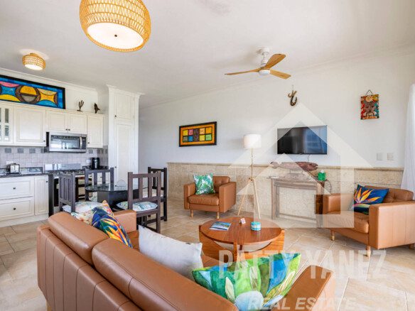 Beachfront Condo in Cabarete, 2 Bed, 2 Bath with Stunning Sea Views