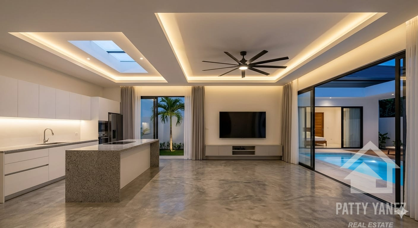 Modern Tropical Villa with Private Pool and Solar Energy System
