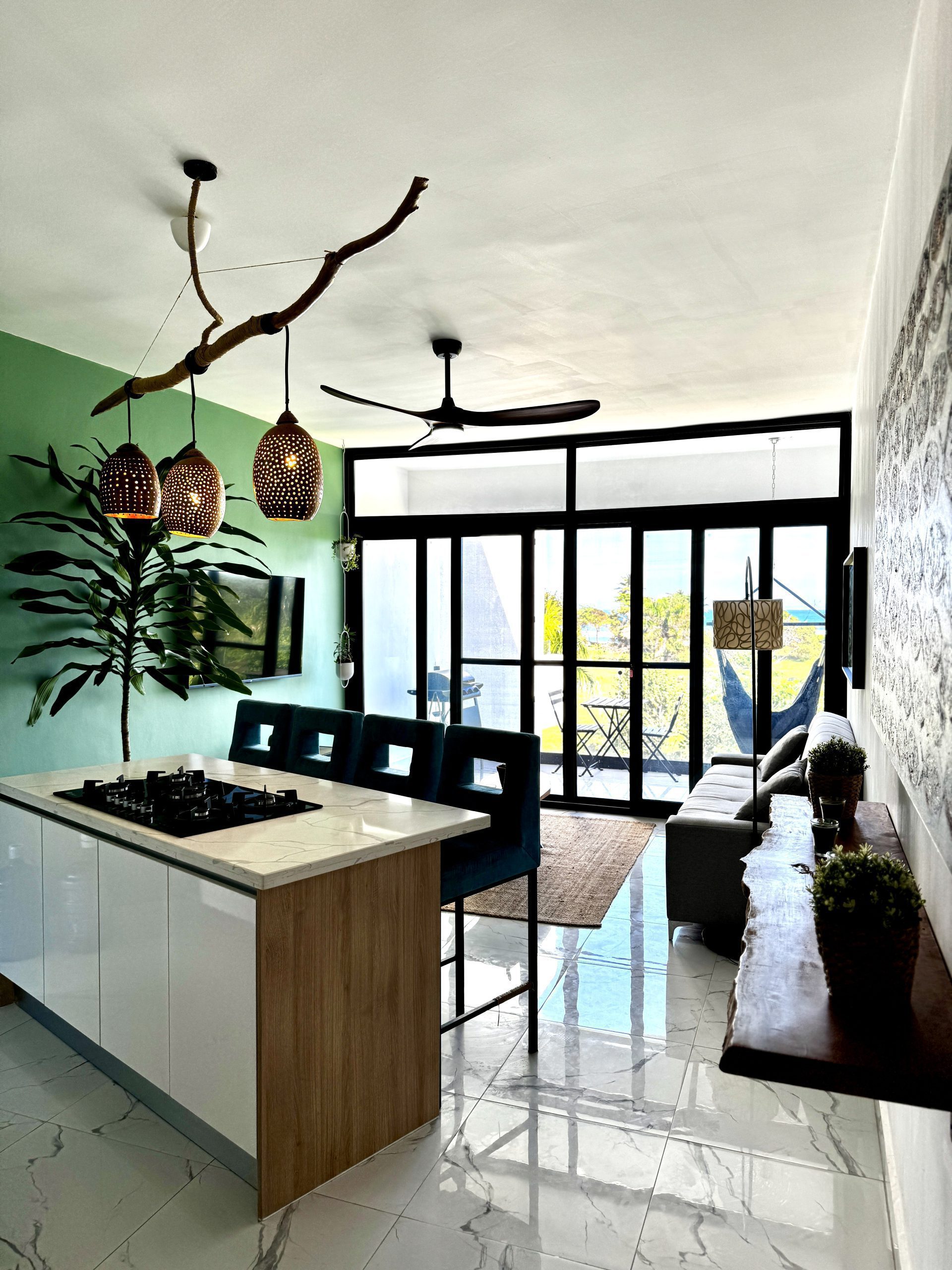 Modern Ocean View Apartment in Cocopipe, Encuentro – Just 2 Minutes from the Beach!