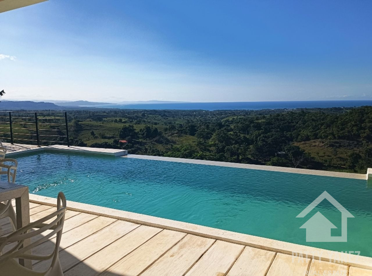 Impresionante villa con vista al mar en venta en Río San Juan, República Dominicana