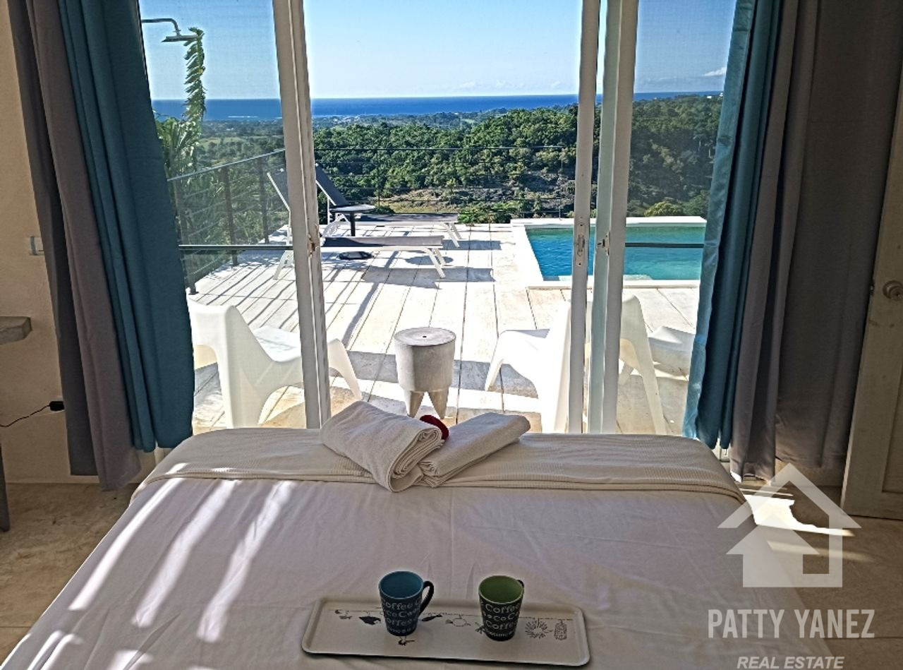 Impresionante villa con vista al mar en venta en Río San Juan, República Dominicana