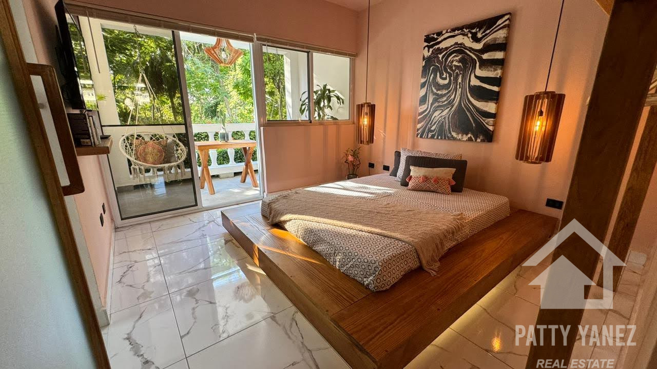 Se vende departamento amueblado de 1 dormitorio cerca de Playa Encuentro