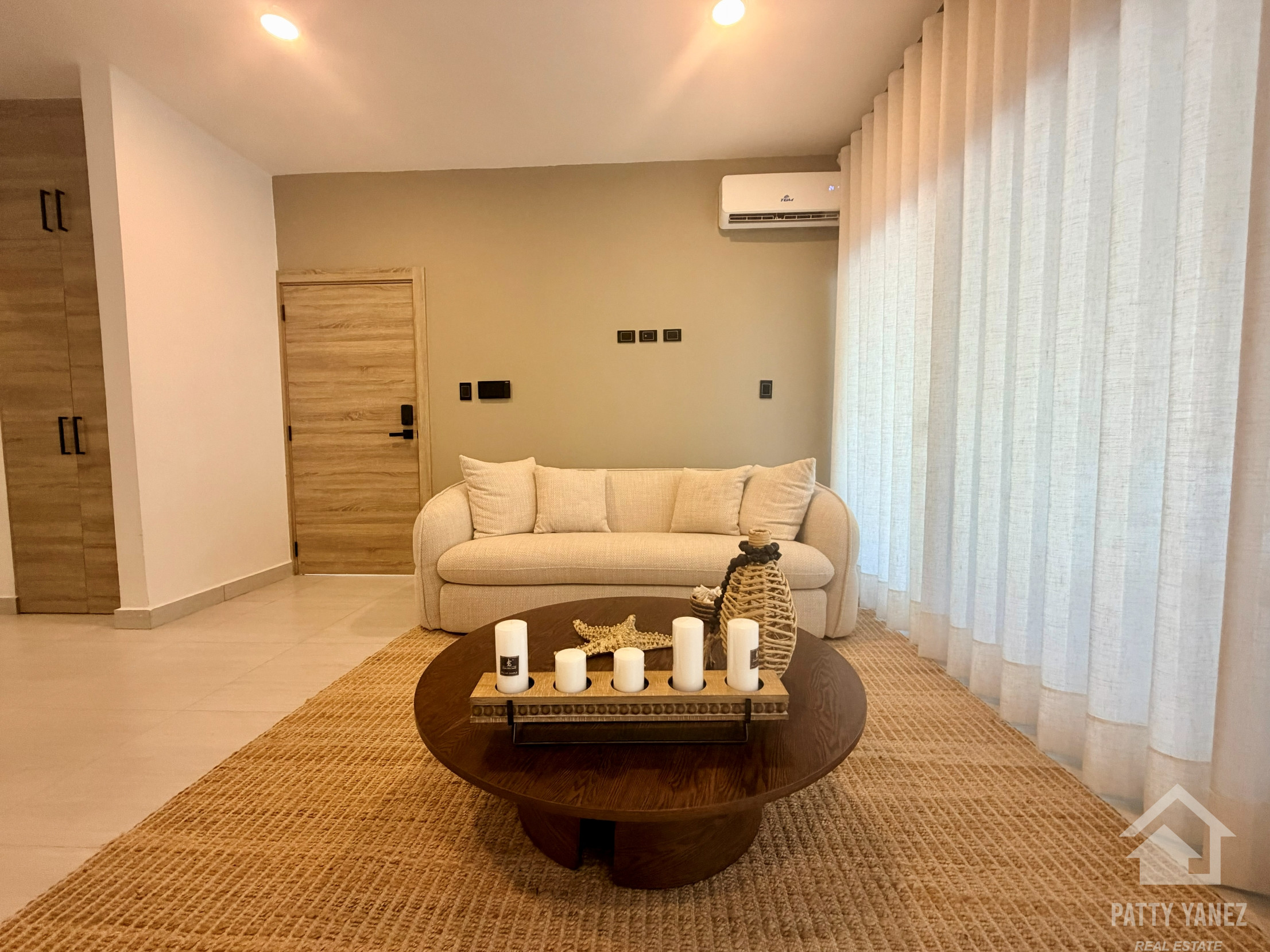 Apartamento de un dormitorio con vista al jardín en venta en Encuentro, República Dominicana