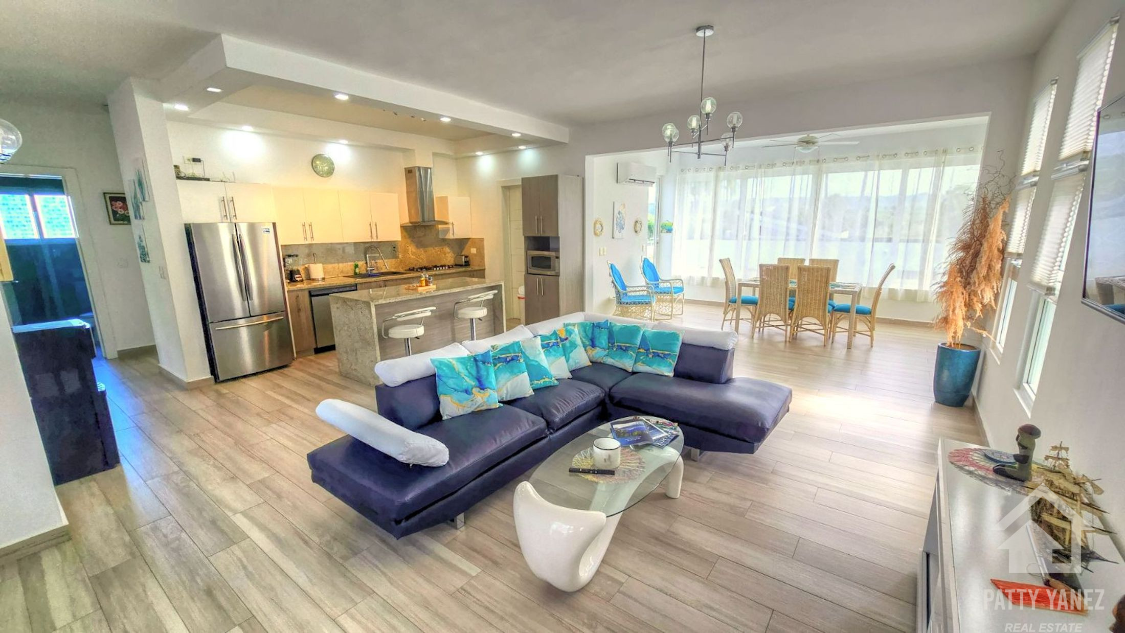 Encantadora villa de 3 dormitorios con vistas a la laguna y paneles solares – Cabarete, República Dominicana